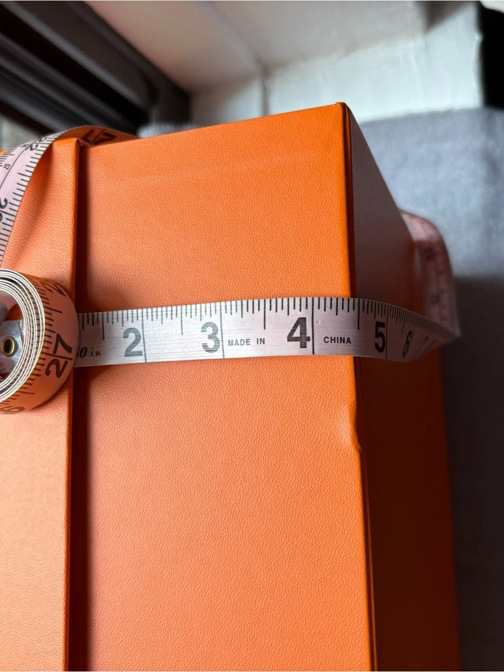 Hermes Iconic Orange with Brown Edge Luxury Gift and Storage Box